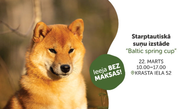 Starptautiskā suņu izstāde “Baltic spring cup”
