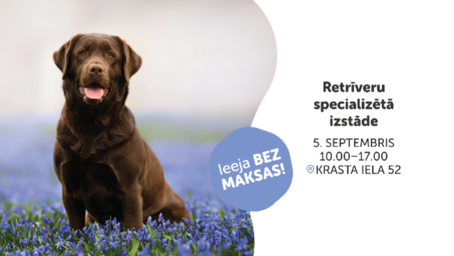 Retrīveru specializētā izstāde