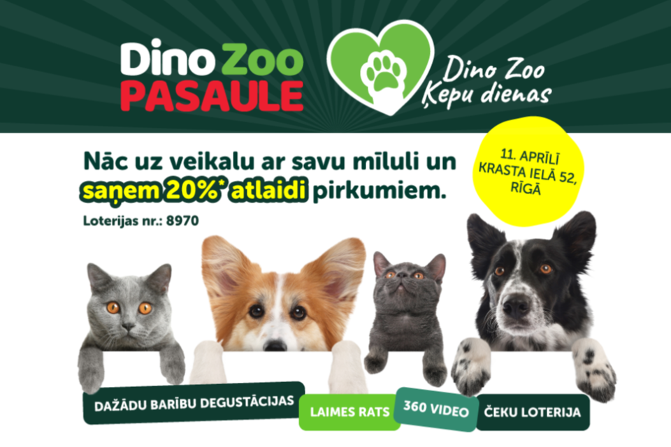 Dino Zoo Ķepu Dienas