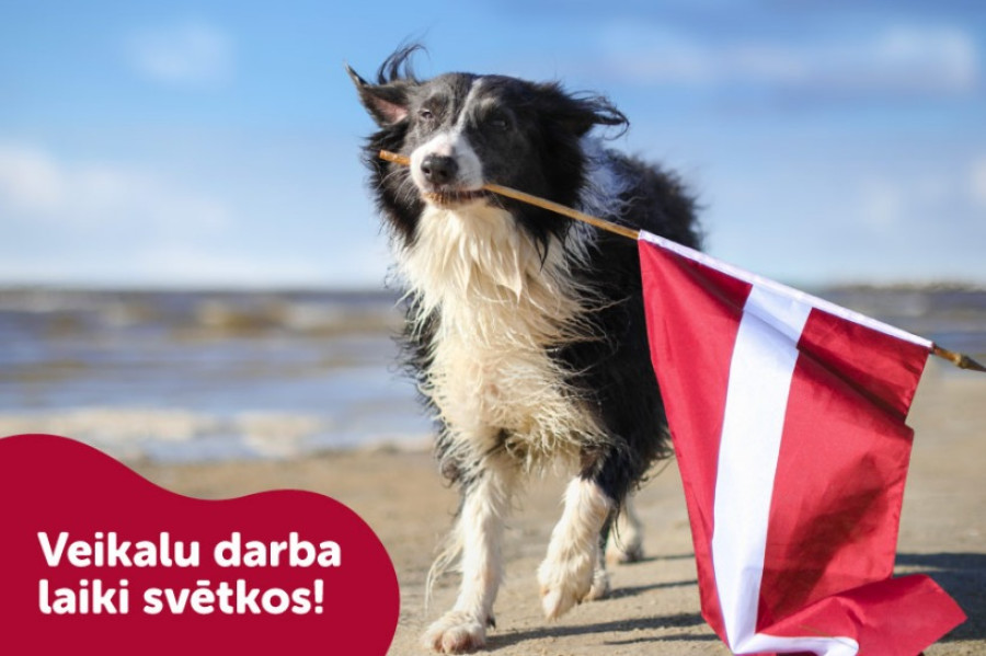 Veikalu darba laiki maija svētku brīvdienās