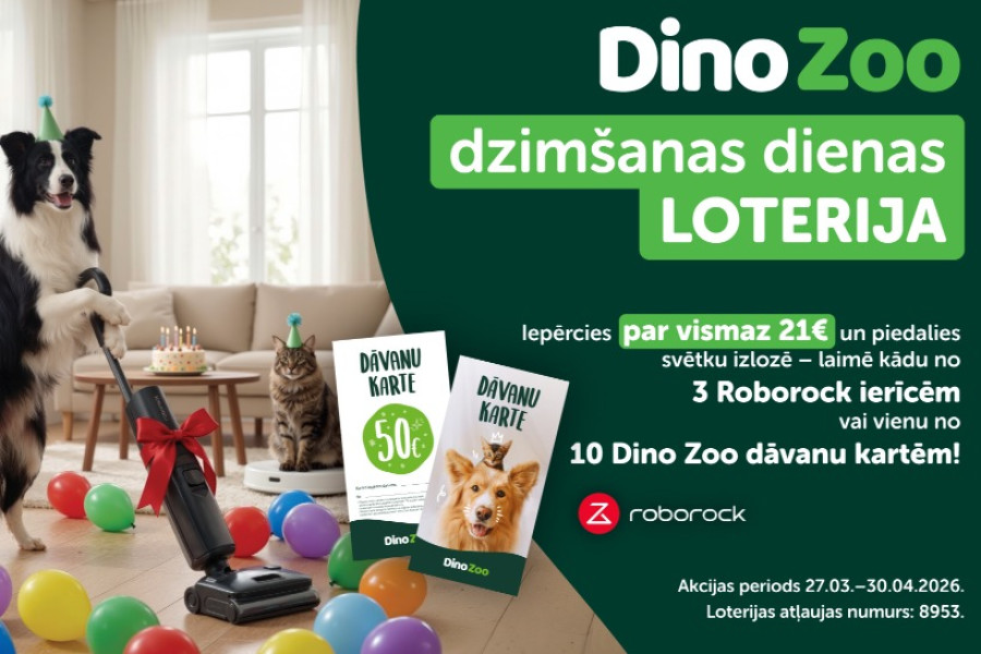 Dino Zoo čeku loterija
