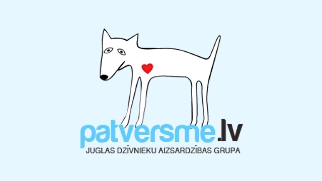 Attēls ar labās mājas patversmes logo