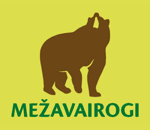 Attēls ar Mežvairogu patversmes logo