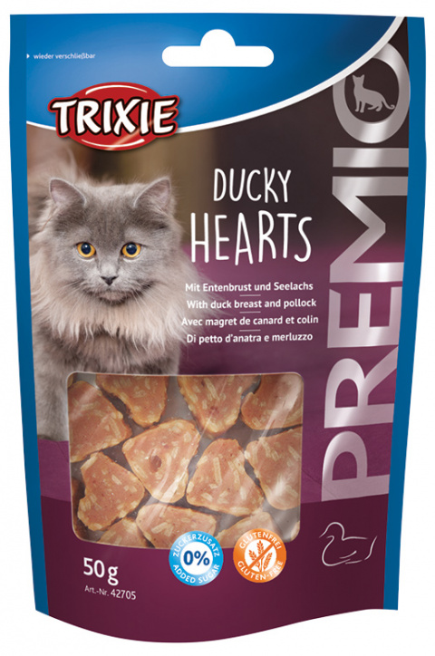 Gardums kaķiem – TRIXIE PREMIO Hearts, Duck and Pollock